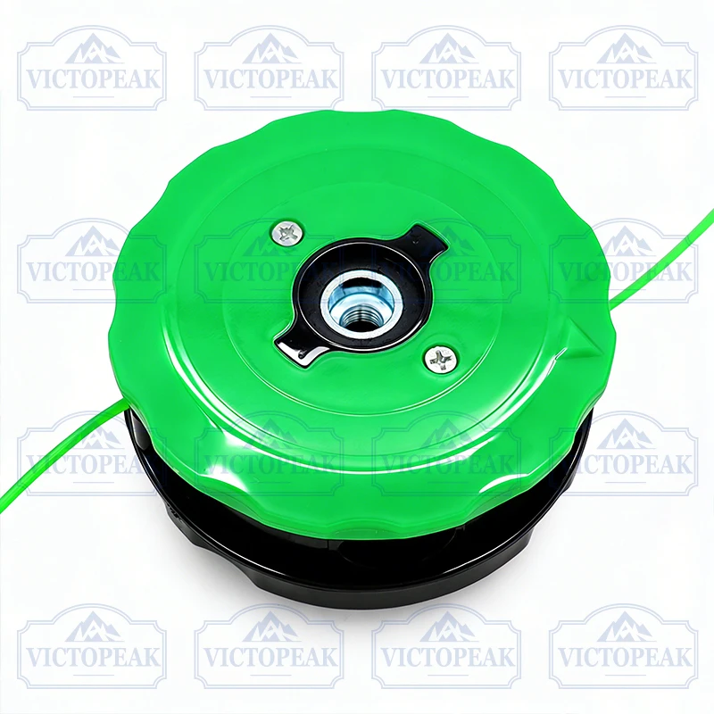 General Household Trimmer Head With Line Mixed Green/Red Brush Cutter Parts Accessories Garden Weed Wacker Replacement