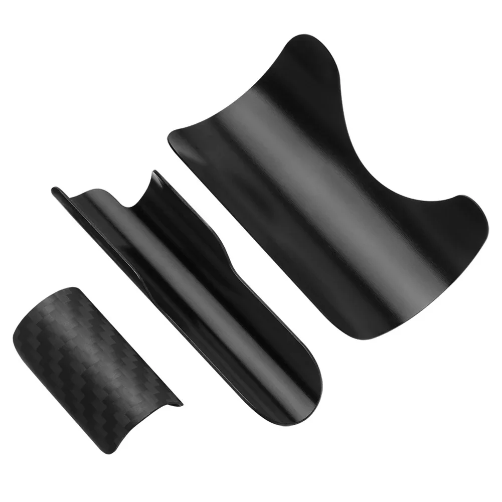 

For Brompton Folding Bike Rear Fork Cover BB Cover Ultralight Carbon Cover 3PCS Easy Installation Cycling Accessories