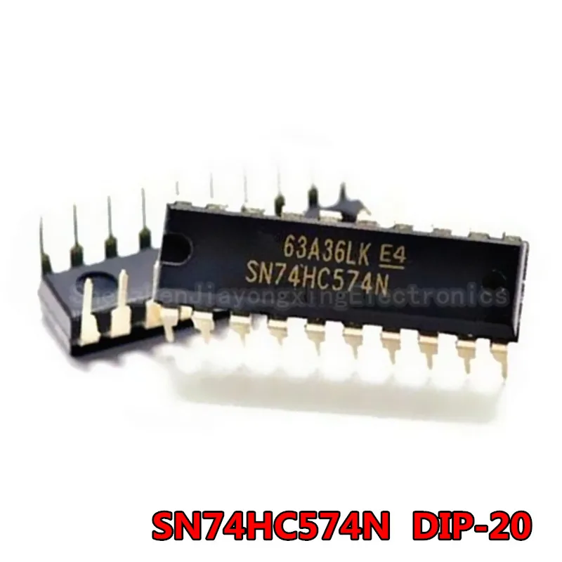 10PCS SN74HC574N DIP20 SN74HC574 DIP 74HC574N DIP-20 74HC574 new and original IC