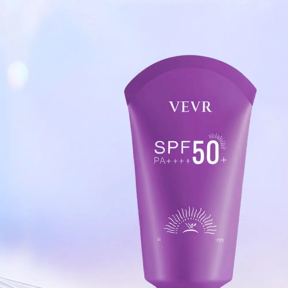 For VEVR Face Body Sunscreen Cream Whitening Isolation Anti UV Refreshing Non Sticky Summer Outdoor Skincare