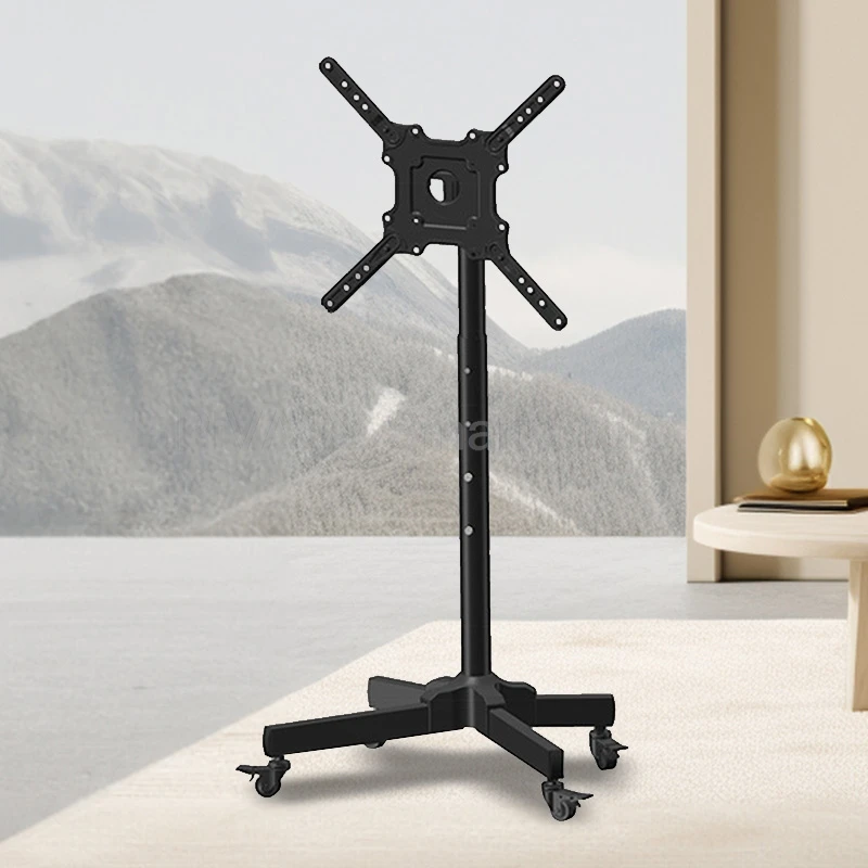 

Вертикальная мобильная видеоконференция Универсальная подставка ТВ-плеер Напольная тележка Стойка для прямой трансляции Регулируемая многофункциональная съемная