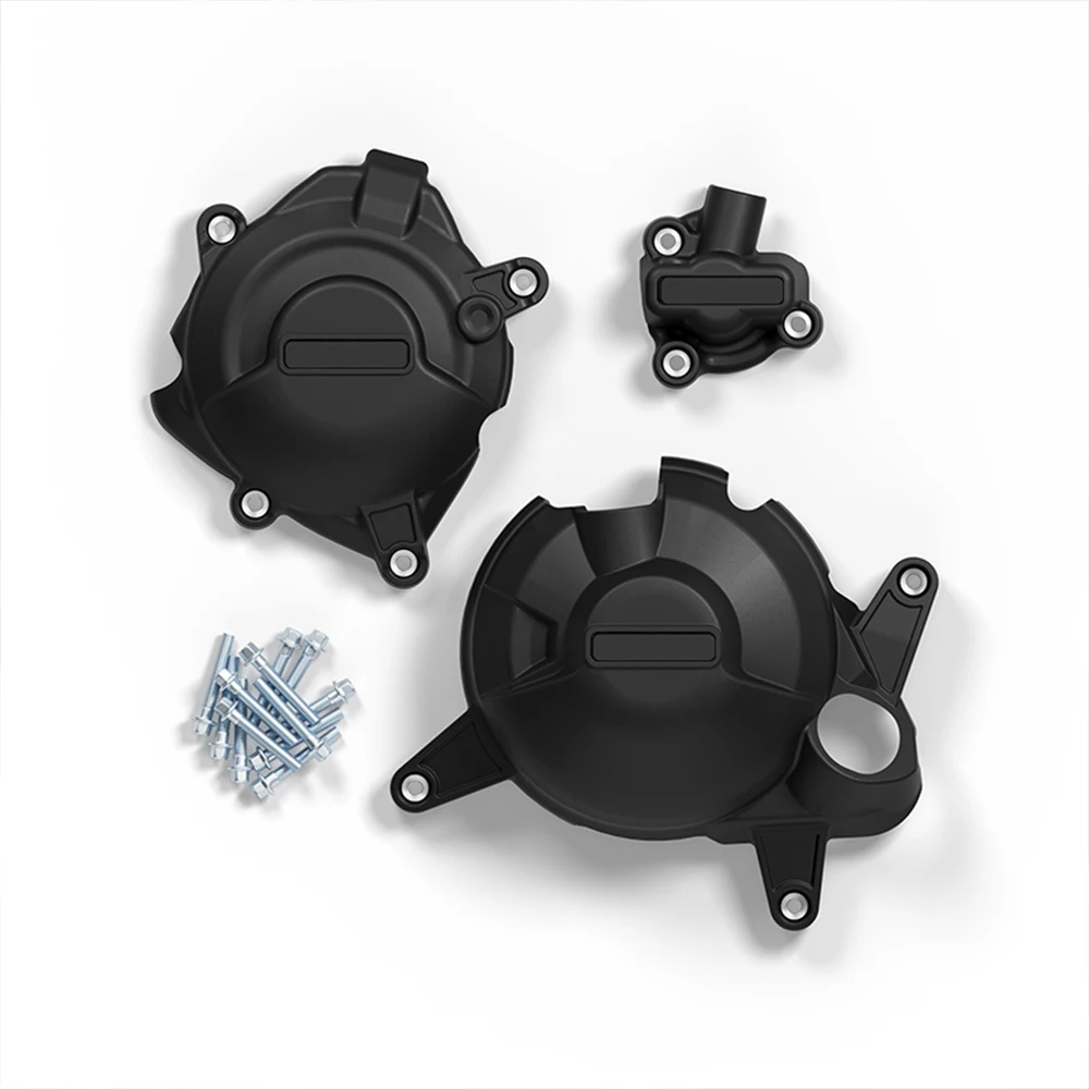 Engine Cover Set Alternator Cover For YZF-R3 2023 2024 2025 2026 & MT-03 2023 2024 2025 2026 Motorcycle Parts Engine Cover