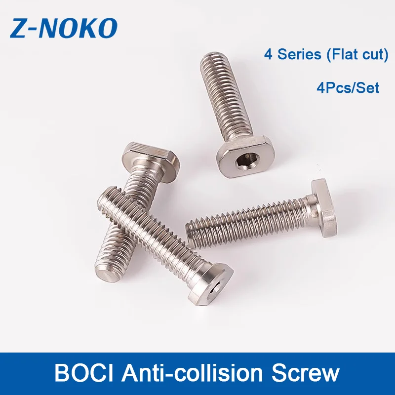ZNOKO Black King Kong Laser Head Anti-Collision Screw for BOCI 4 Series Cutting Heads Thorn-Type Fastening Screw Accessory