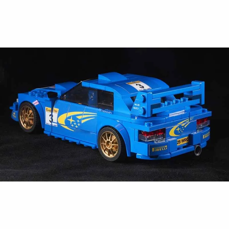 

MOC-171738 Classic City Sports Car Racing Building Block Model, 284 Pieces, Boys' Children's Birthday Building Block Toy Gift