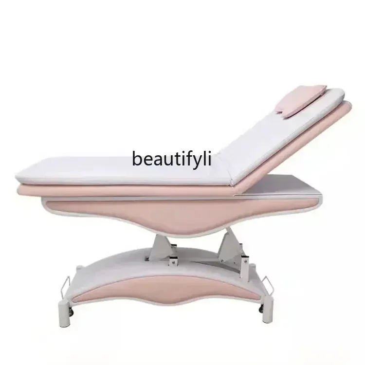 

FG52Electric lifting beauty bed for body embroidery Multifunctional eyelash beauty, massage therapy bed Lead hole