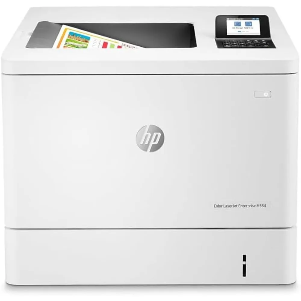 Color LaserJet Enterprise M554dn Duplex Printer (7ZU81A),White