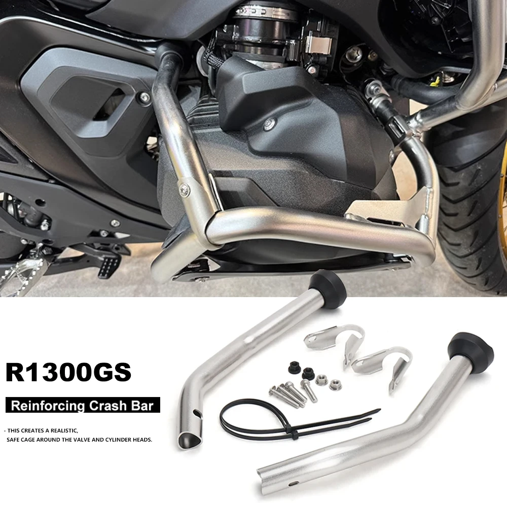 

R1300GS Motorcycle Reinforcing Strut Original Engine Crash Bar Silver Kit For BMW R 1300 GS R1300 GS R1300GS r1300gs 2023 2024