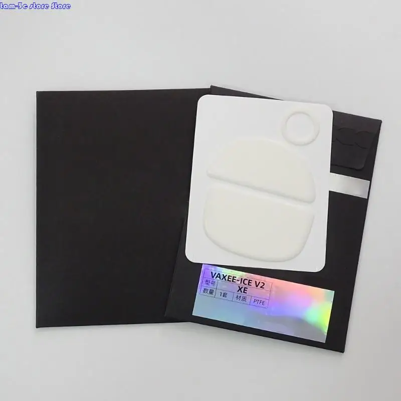 D0UA 1Set Ice Version Mouse Feet for VAXEE XE Mouse Feet Pad Glides Curveds Edges Mouse Skates Sticker