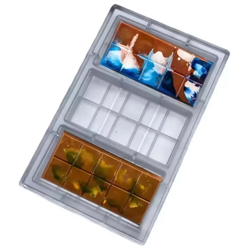 Dubai Chocolate Bar Mold Candy Mould Baking Pastry Confectionery Baker Tools view 6