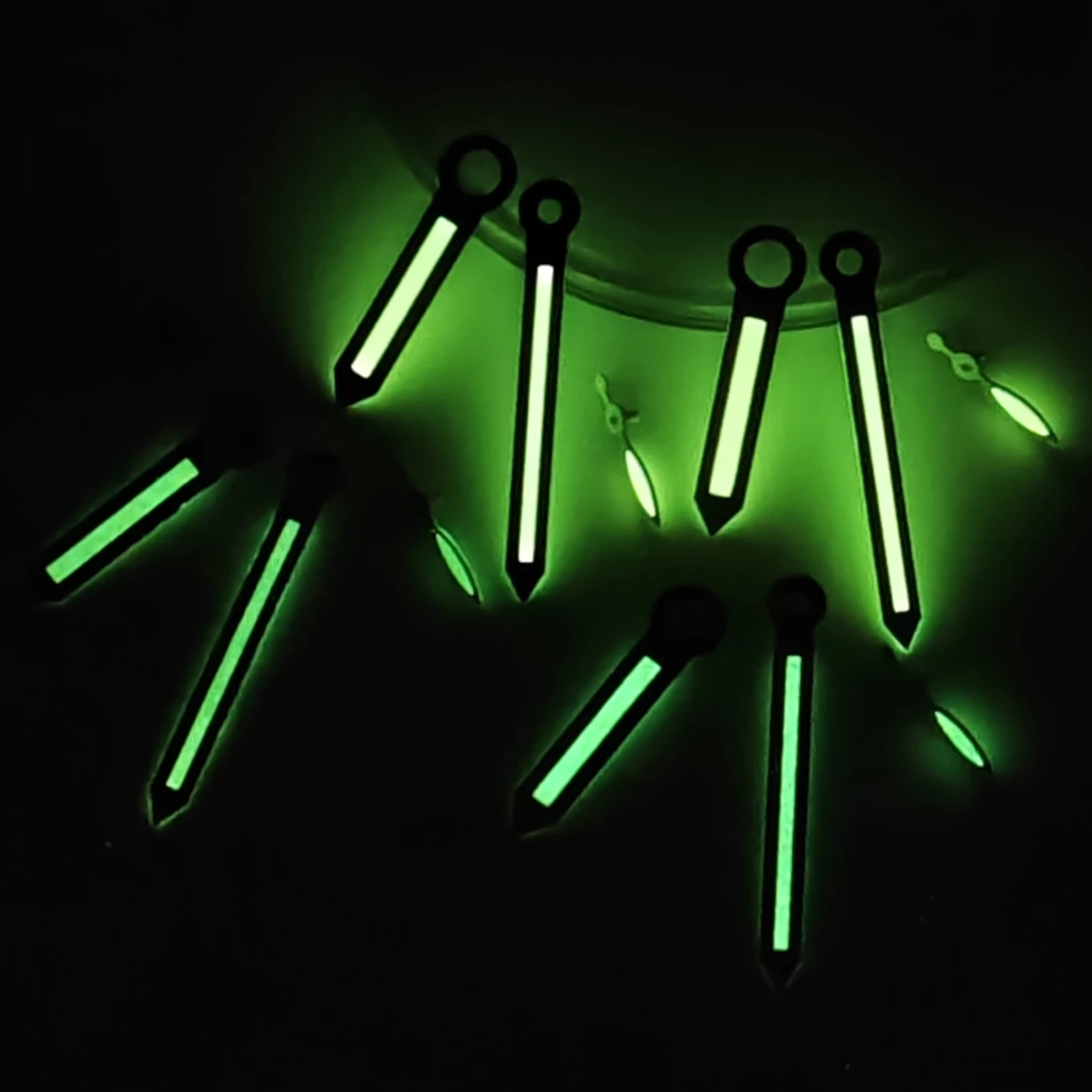 RICHUS ETA6497 ساعة يد خضراء مضيئة تناسب ETA 6497 6498 ST3600 3620 ساعة يد تعمل بالحركة ملحق جزء