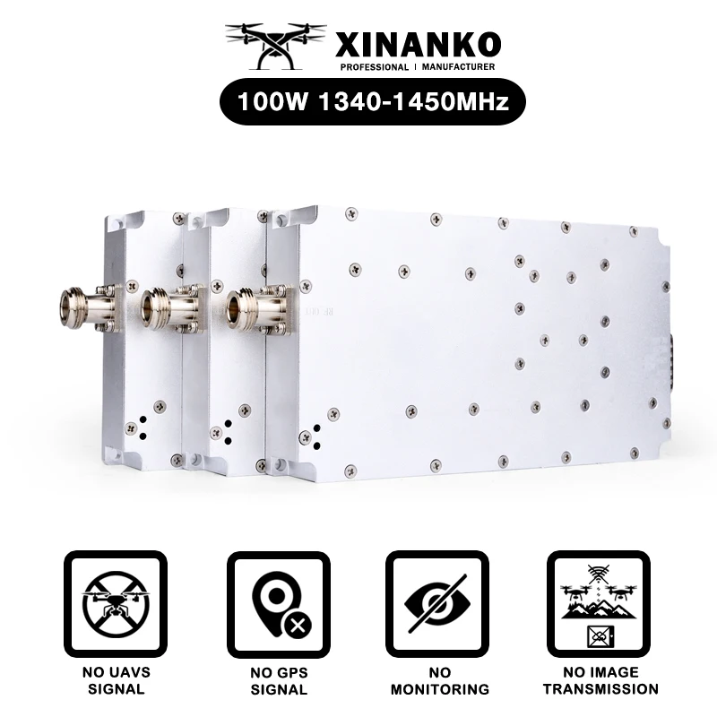 

Источник сигнала VCO, 100 Вт, 1340–1450 МГц, модуль RF GaN, защита C-UAS, БПЛА, FPV, система защиты от воздушного потока, передача против изображений