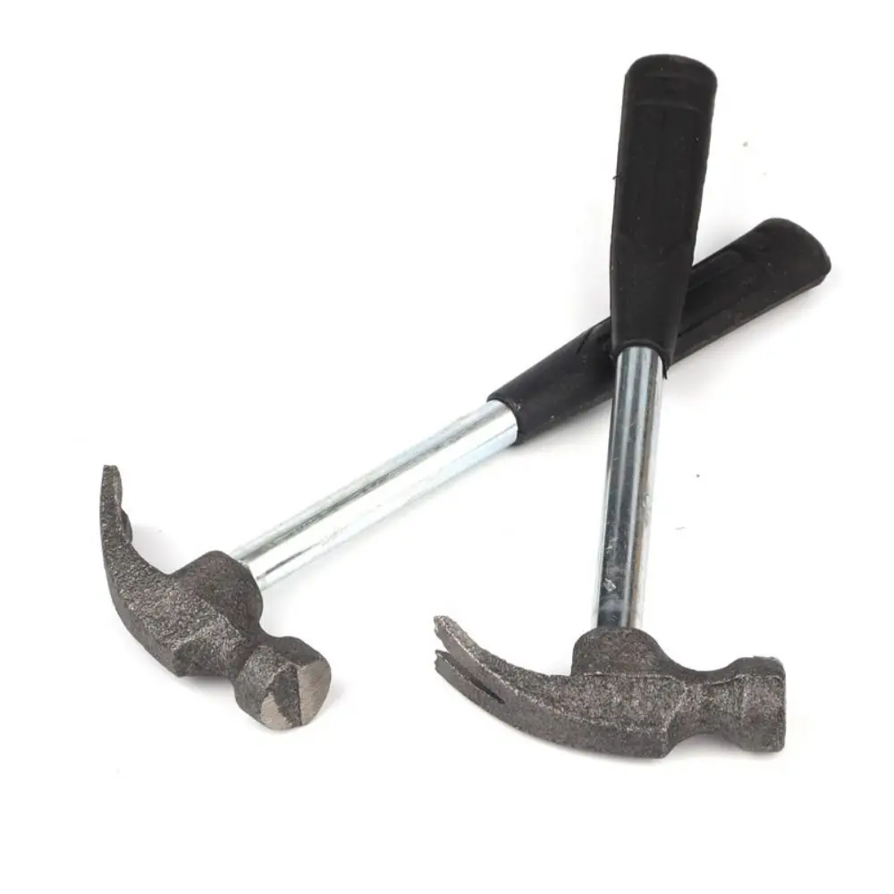 Household Craft DIY Woodworking Mini Hammer Metal Iron Plastic Repair Horn Hammer Multitool Small Hand Tool Wall Nail