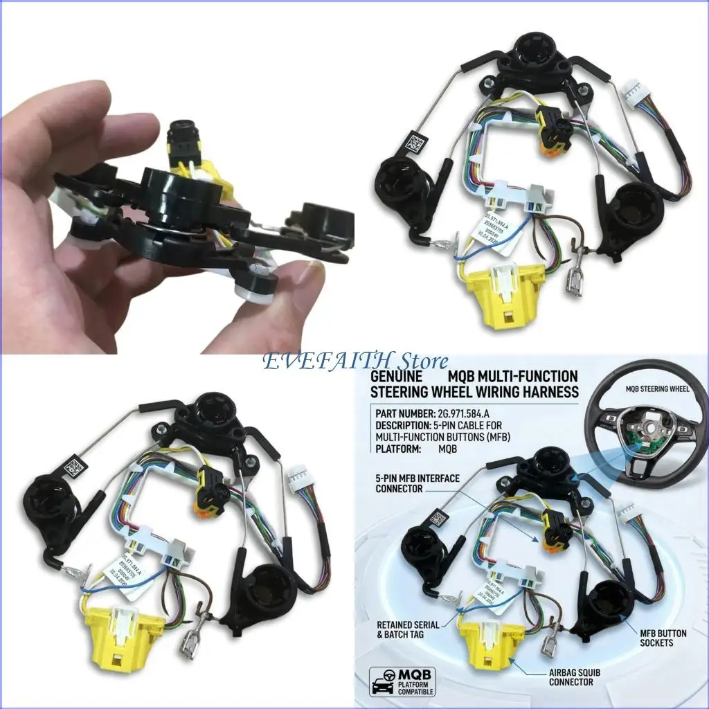 

124B 22G971584A 5 Pin Cable ABS Plastic 5 Pin Connector Wire Car Spare Part for Car