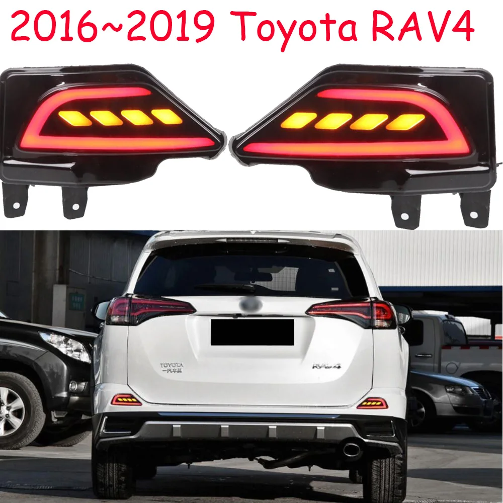 

Car bumper tail light RAV4 taillight RAV 4 2016~2019y LED car accessories Taillamp rav4 rear light fog