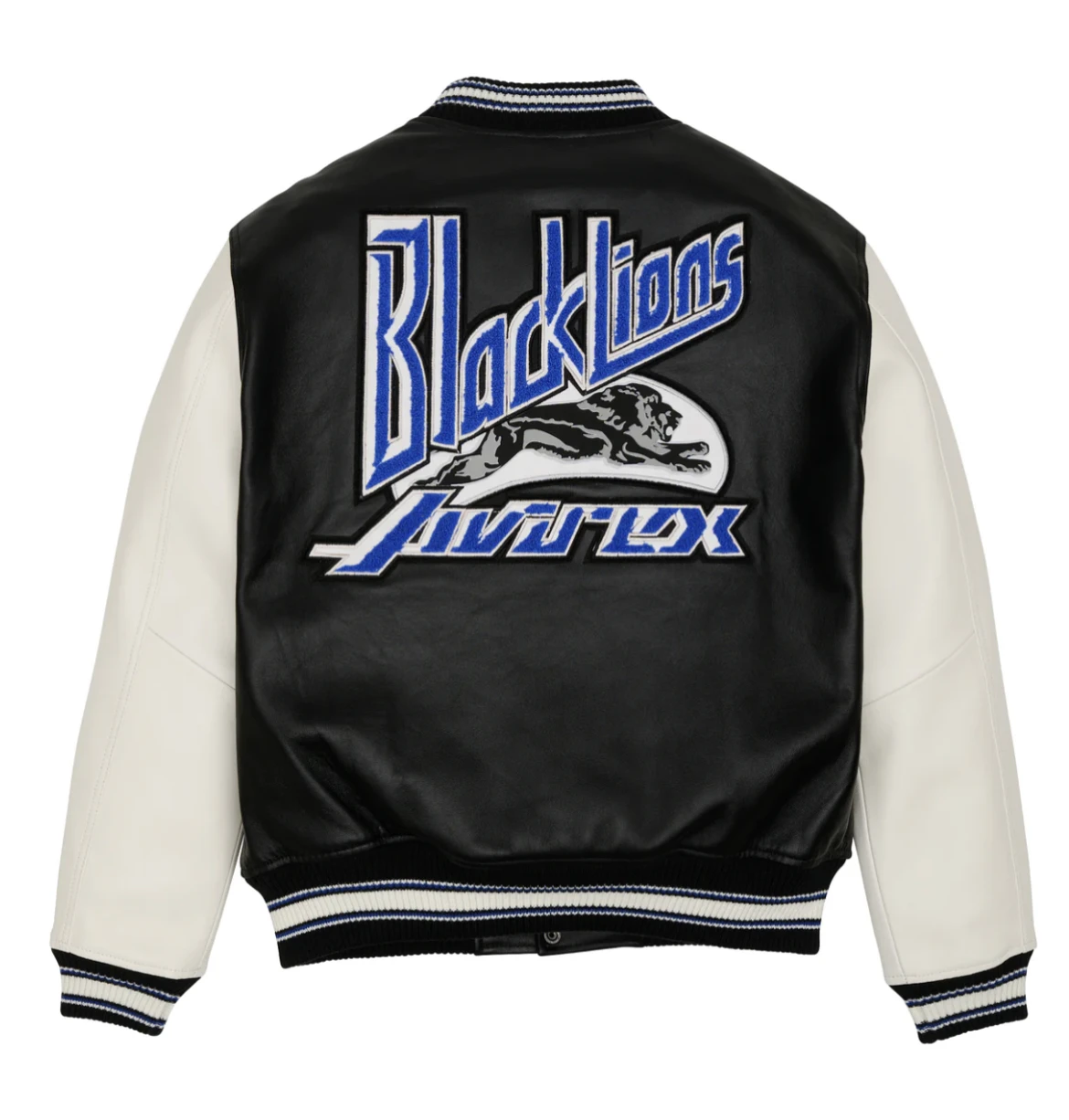 AVIREX New Men's 100% French Lambskin Jacket Authentic US Size Original Iconic Standing Collar Ribbed Hem Genuine Leather Jacket - Image 2