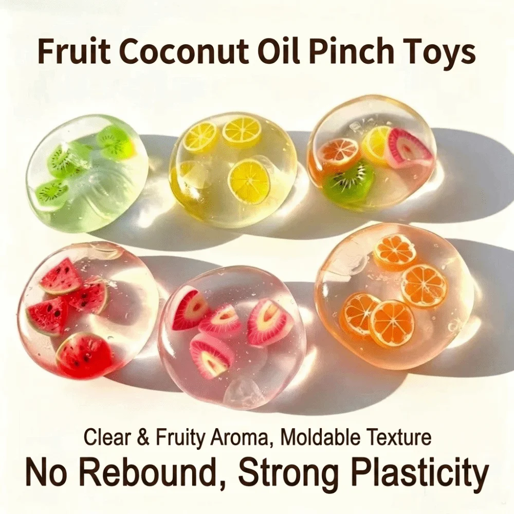 Great Transparent Anti-stress Squeeze Slow Resilience Moldable Stress Relief Toys Stress Relief Fidget Toy Balls Stress Relief