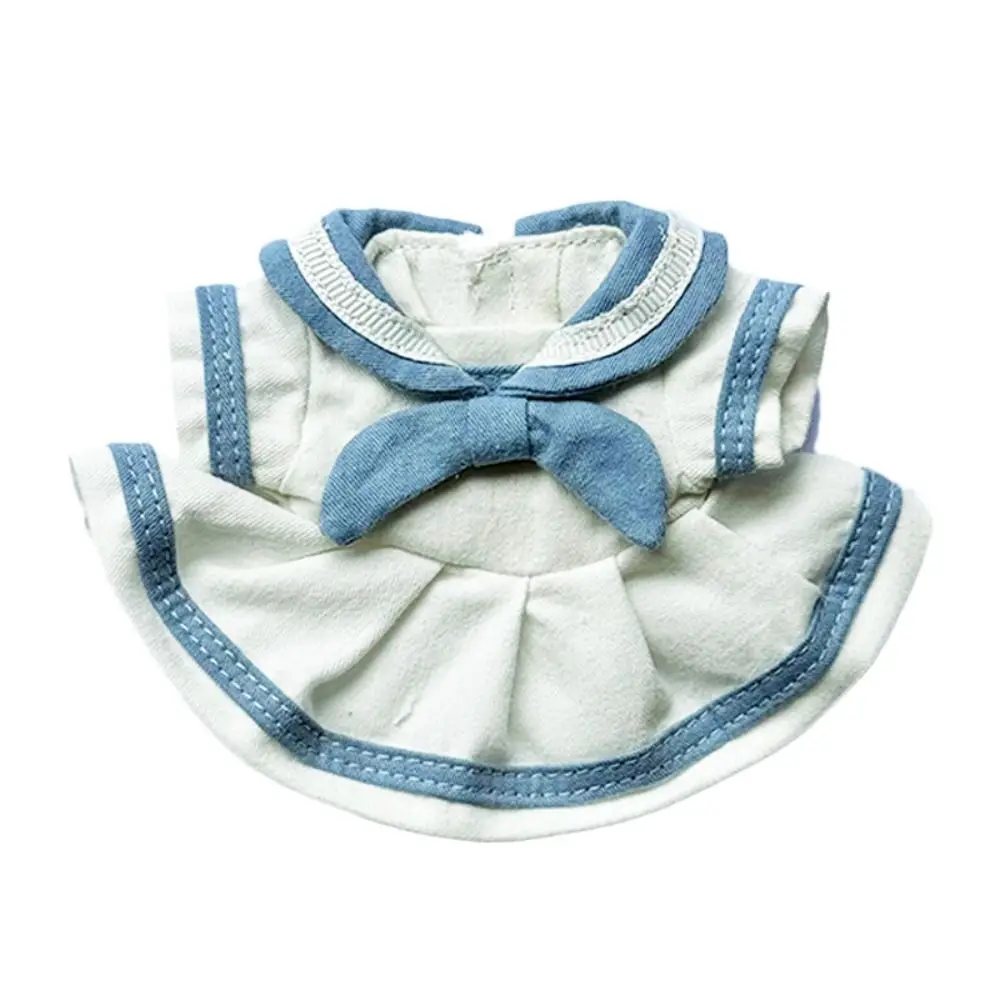 미니 보우 보우 인형 옷 체크무늬 귀여운 인형 드레스 면 정교한 미니 인형 치마 선물용