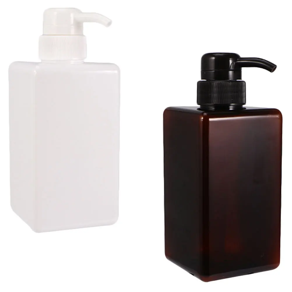 Bouteilles de quatuor d'émulsion, 2 pièces, lavage des mains, produit vide en plastique pour liquides de salle de bains