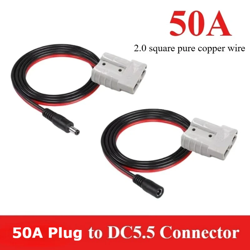 50A Gray Plug To Dc…