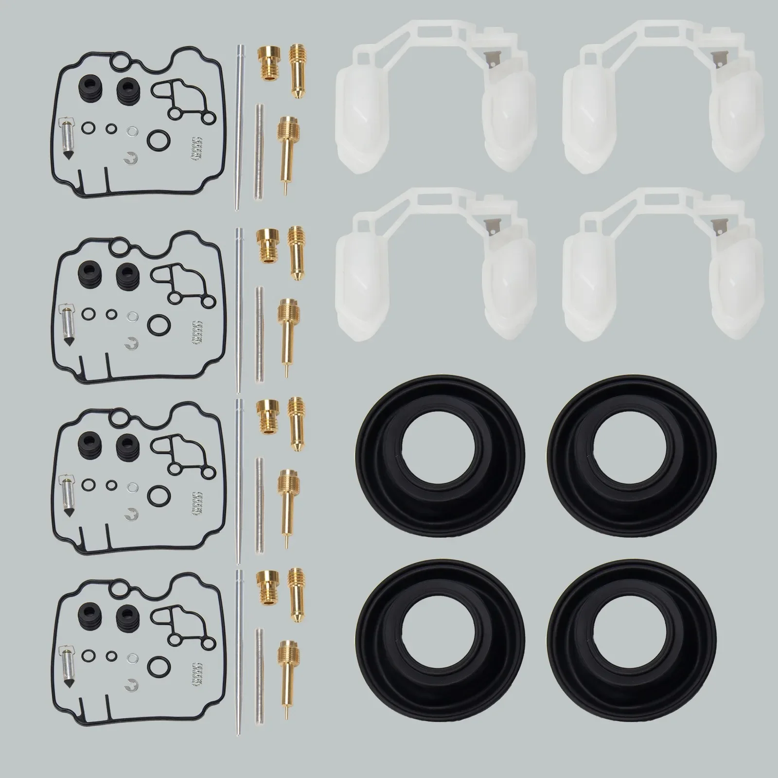 

Carburetor repair kit 4x For YAMAHA FZR600 FZR 600R 1990-1999 carb rebuild kit