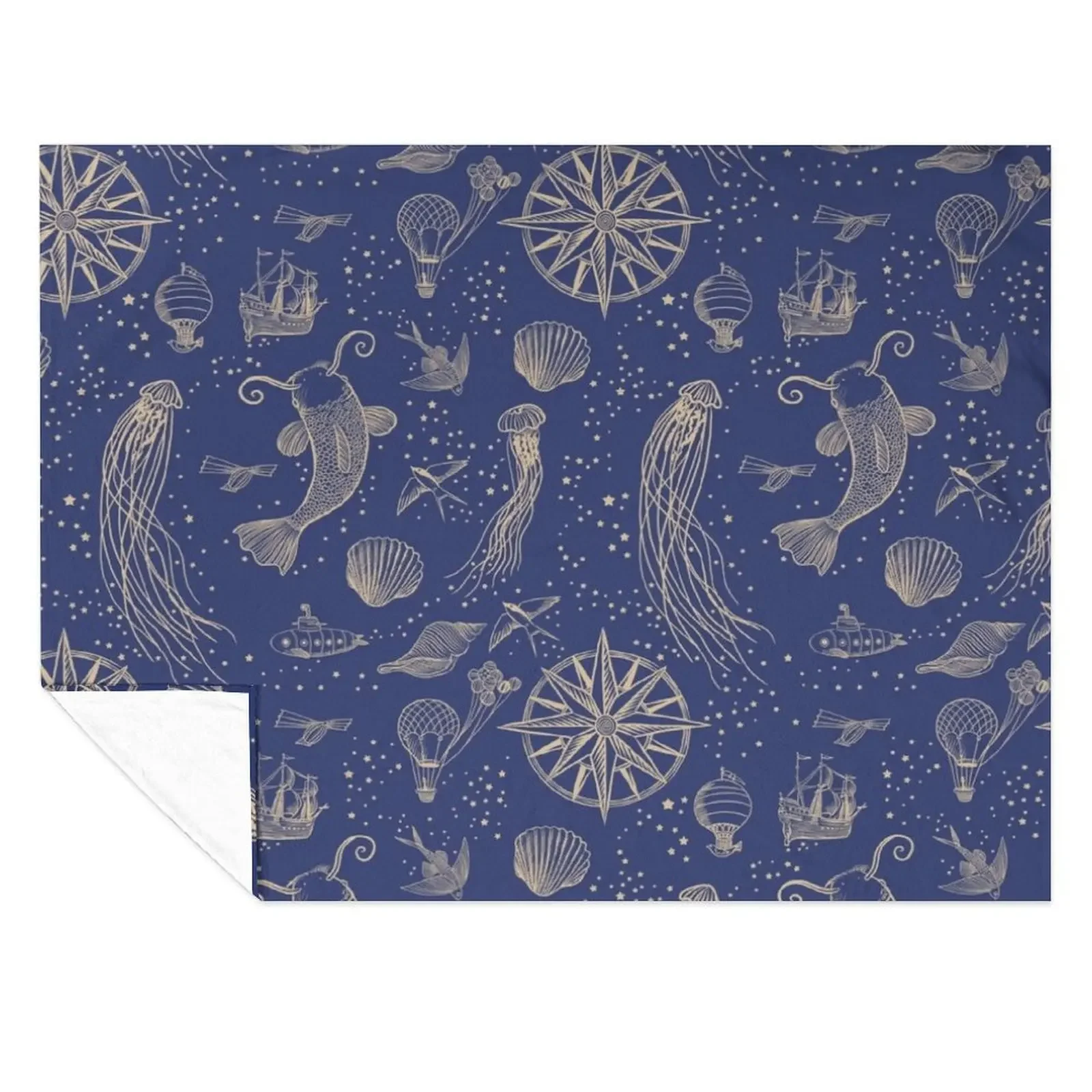 

Ocean Meets Sky - Hardcase Throw Blanket Sofa Bed covers manga christmas decoration Blankets