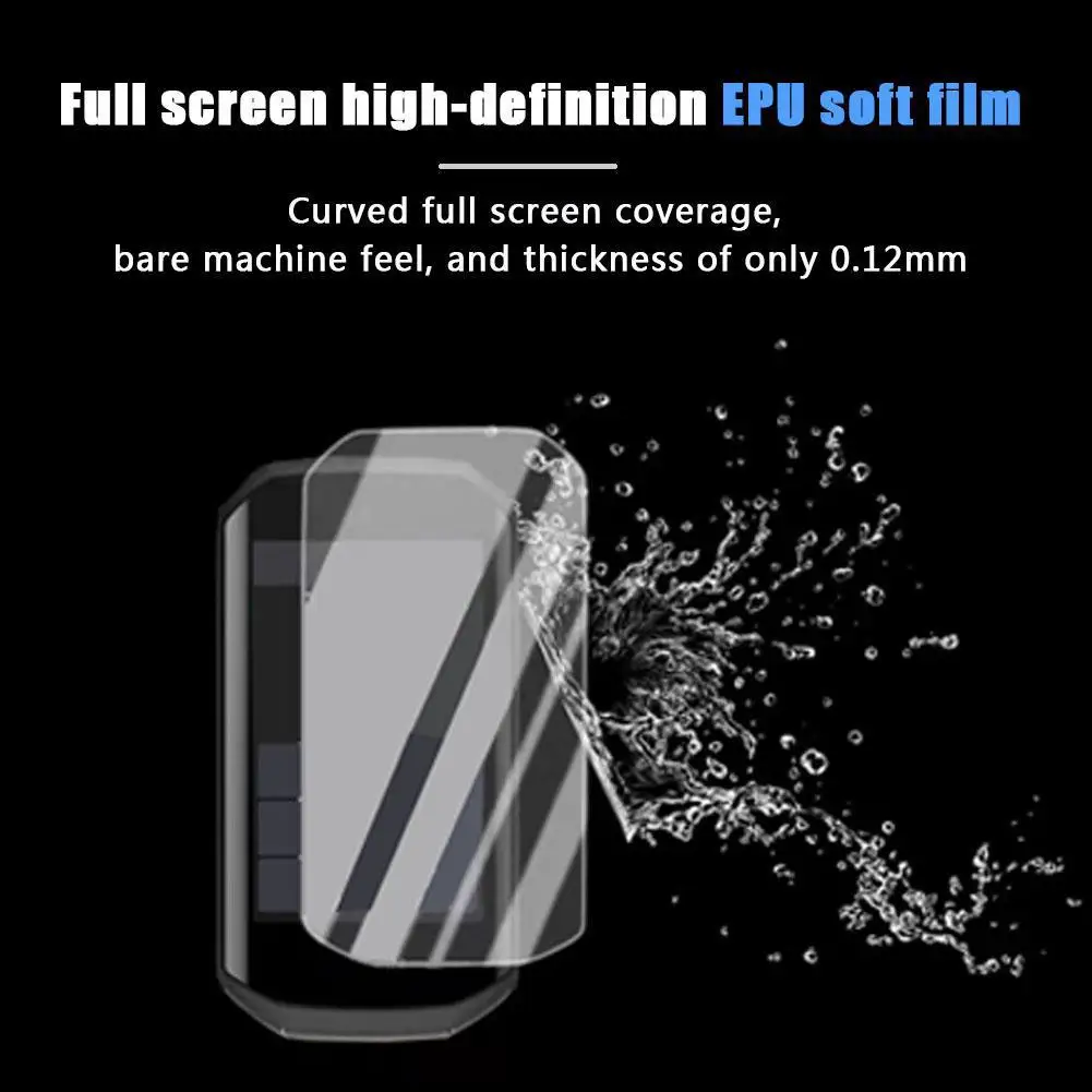 Silicone Protective Case With 2Pcs Protective Films For Garmin Edge 1050 Anti-Scratch Bumper Protective Shell Set Accessories