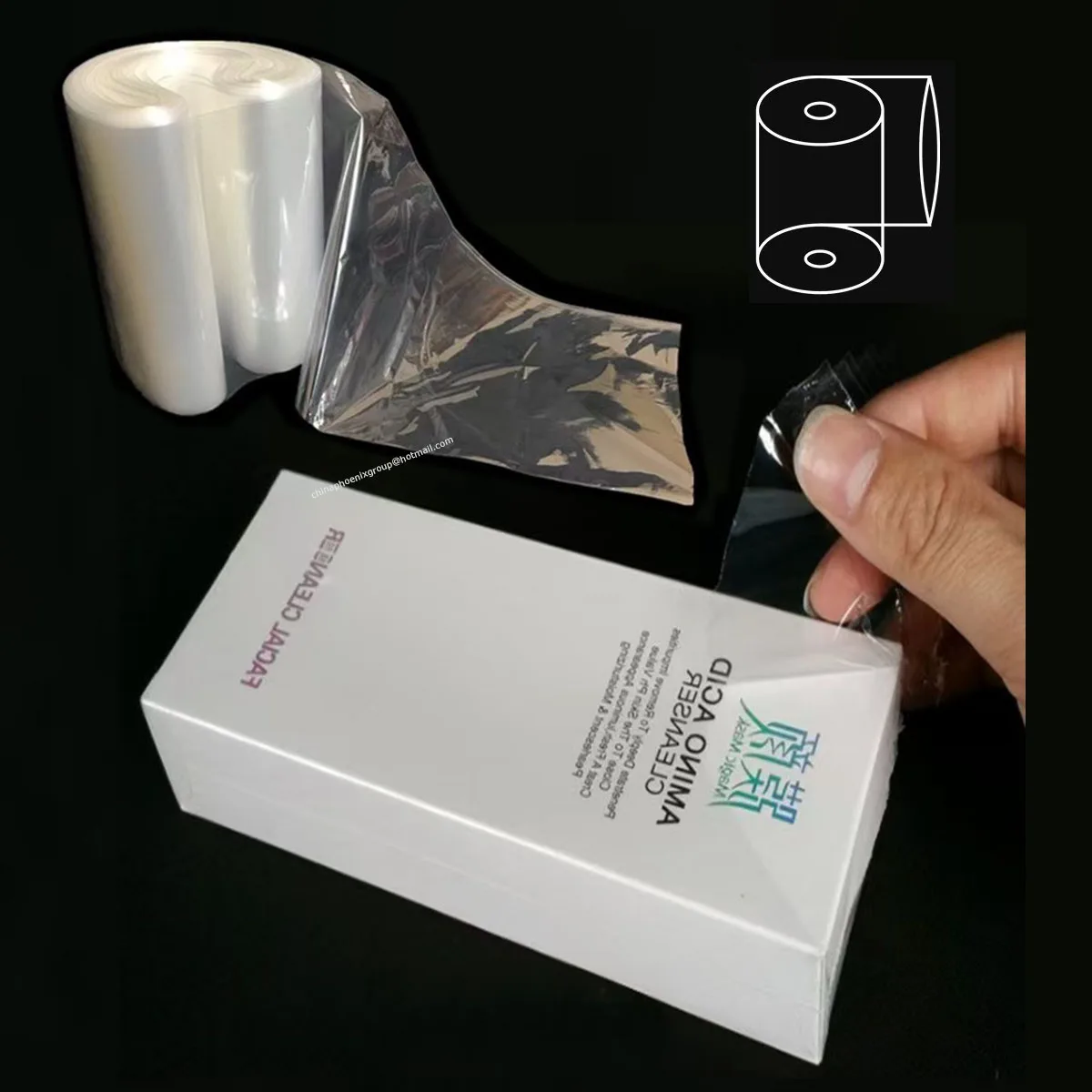 

PVC Heat Shrink Plastic Wrap, Heat Shrink Plastic Bag, Transparent Heat Shrinkable Plastic Packaging Film