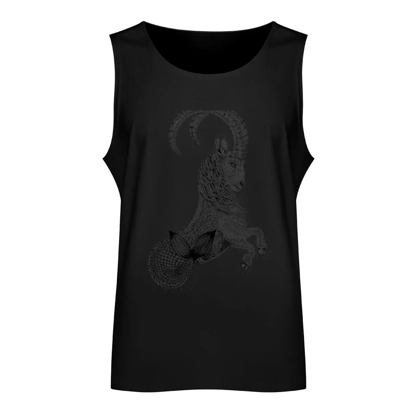 Capricorn Zodiac Tank Top vest men Men's sleeveless Men's gym t-shirts gym for men