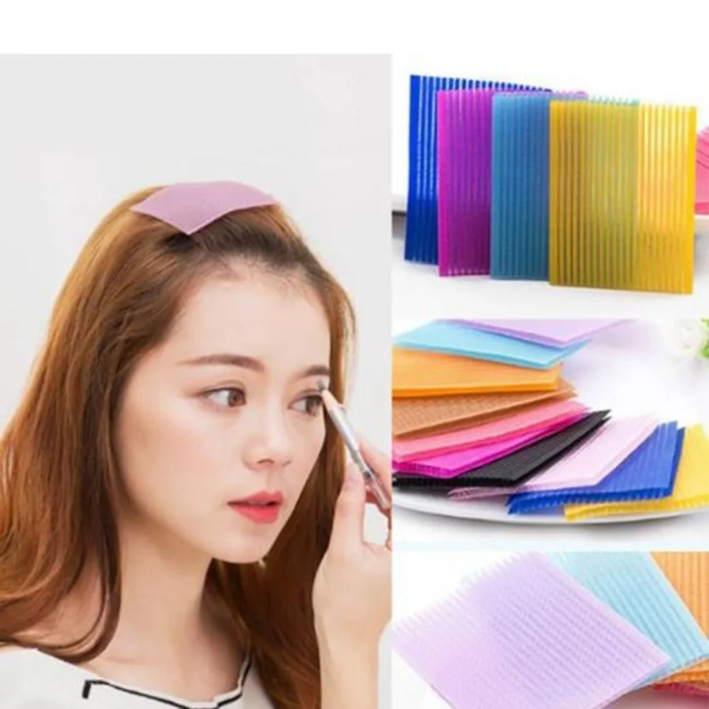 10Pcs/Set Fashion Hair Accessories Hair Sticky Pad Hair Fringe Multi-color Bangs Magic Paste Nylon Bangs Puffy Hair Sticker