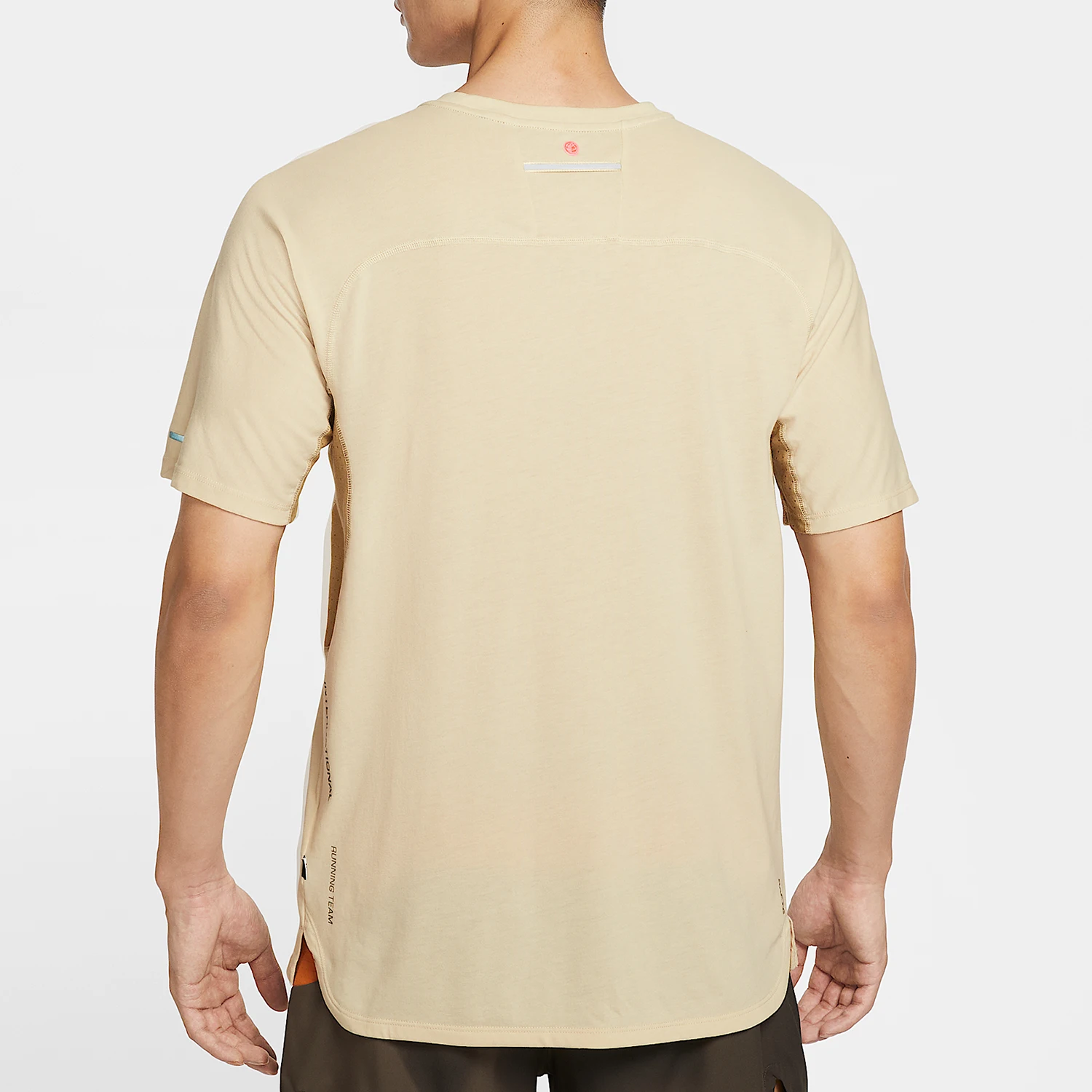 Nike genuine men's breathable round neck pullover printed running short sleeved shirt IM9661-229