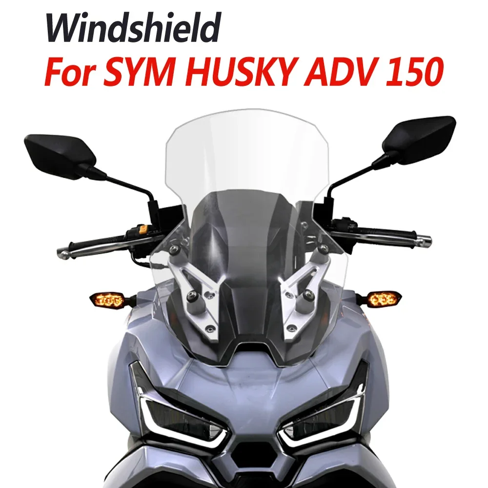 Windshield For SYM ADX 150 adx150 150ADV ADV150 Motorcycle Accessories With bending Wind Deflectors Front Screen