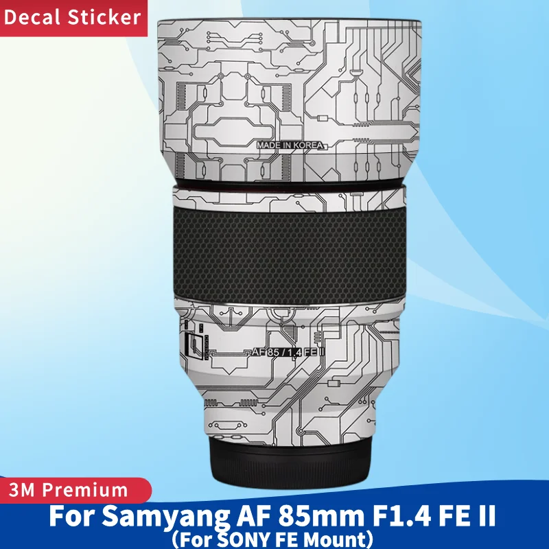 For Samyang AF 85mm F1.4 FE II for SONY FE Mount Lens Skin Anti-Scratch Protective Film Body Protector Sticker AF85 F\1.4 ii