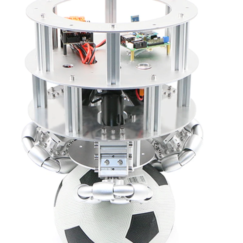 The ball balance robot supports secondary development parameter tuning, and is equipped with a wheel