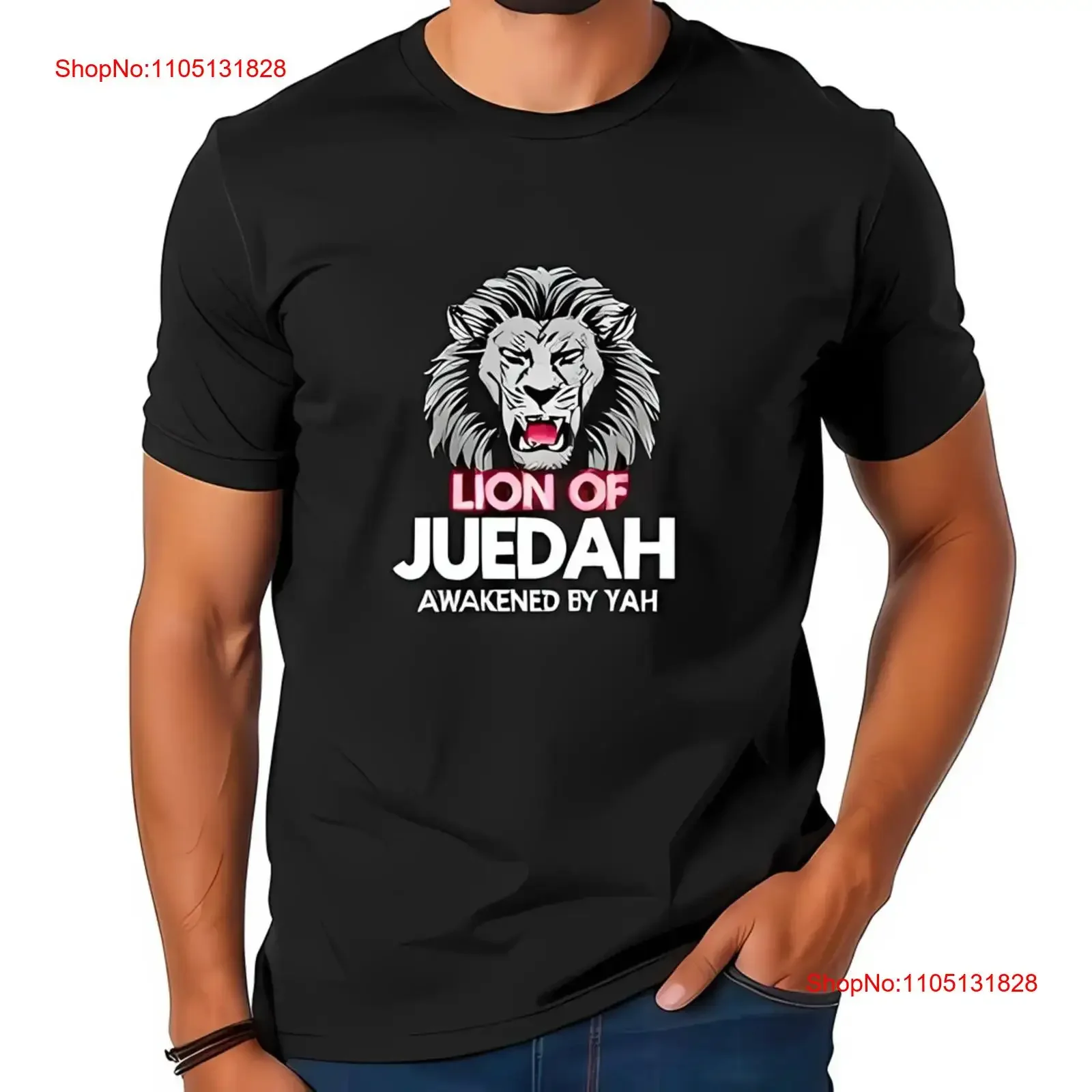 Majestic Lion of Judah T Shirt Grayscale Roaring Design with All cotton vintage Washed Stylish Top For Everyday Wear graphic
