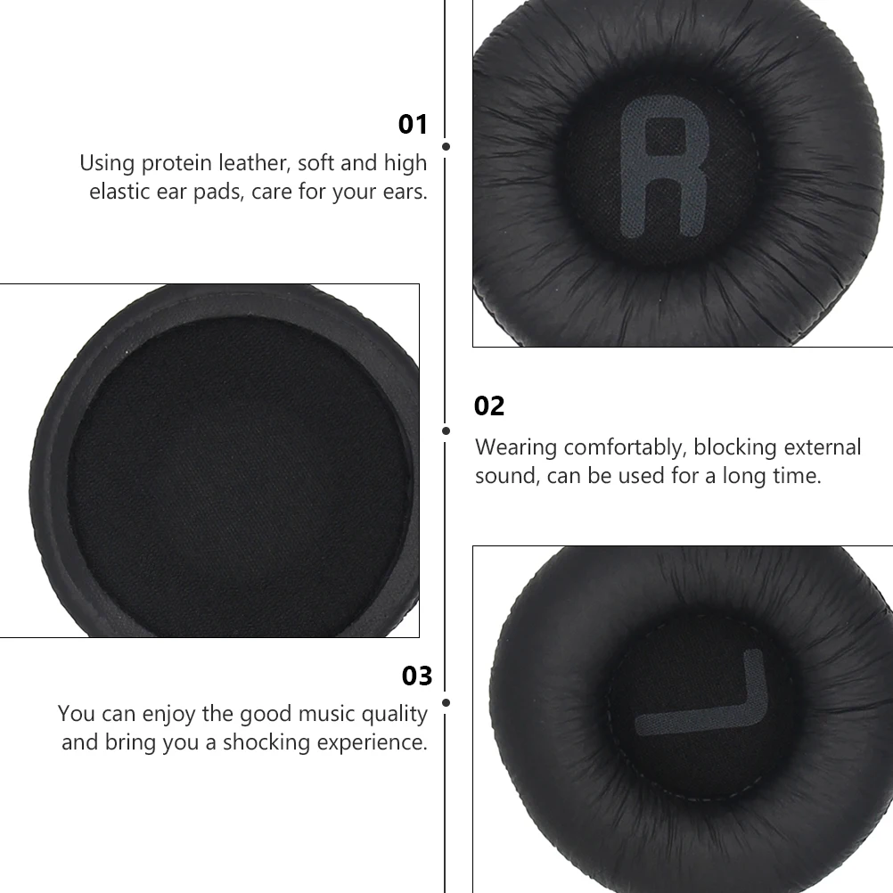 

Headphone Sponge Ear Cushion for T500BT T450BT Wireless TUNE600BTNC Replacement Pad Protein Durable Soft Comfortable