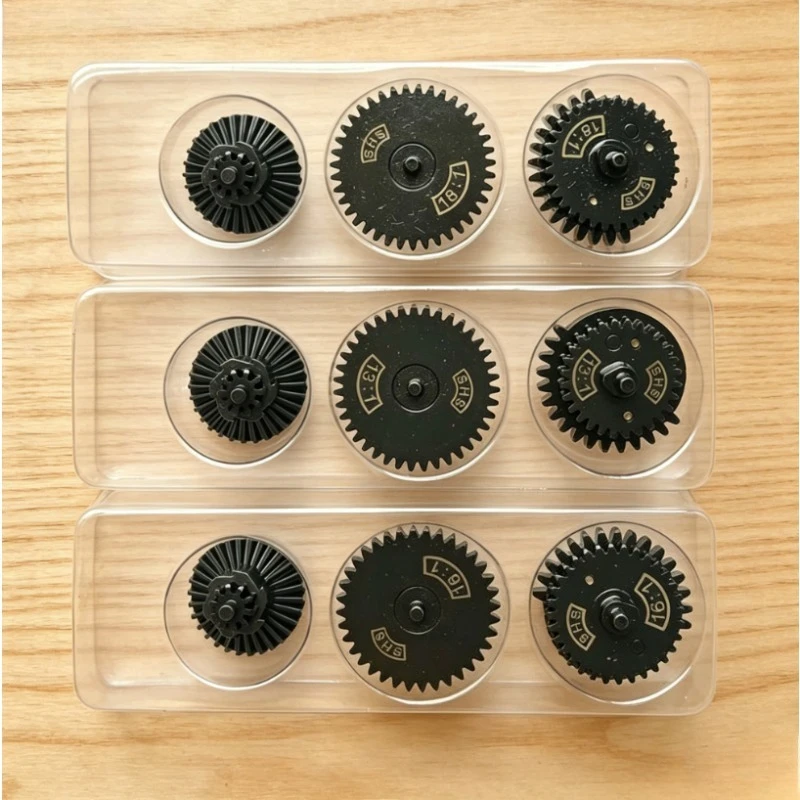 High Precision Steel Cut Gear Set, Multi Ratio 13:1 16:1 18:1 Metal Gears for Ver.2 Gearbox Gen 8 9 10