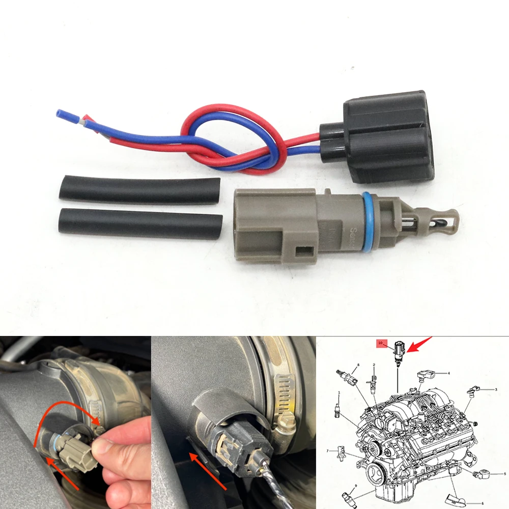 Intake Air Temperature Sensor For Chrysler 200 300C LE LX Aspen Sebring Grand Voyager For Jeep Grand Commander Cherokee Wrangler