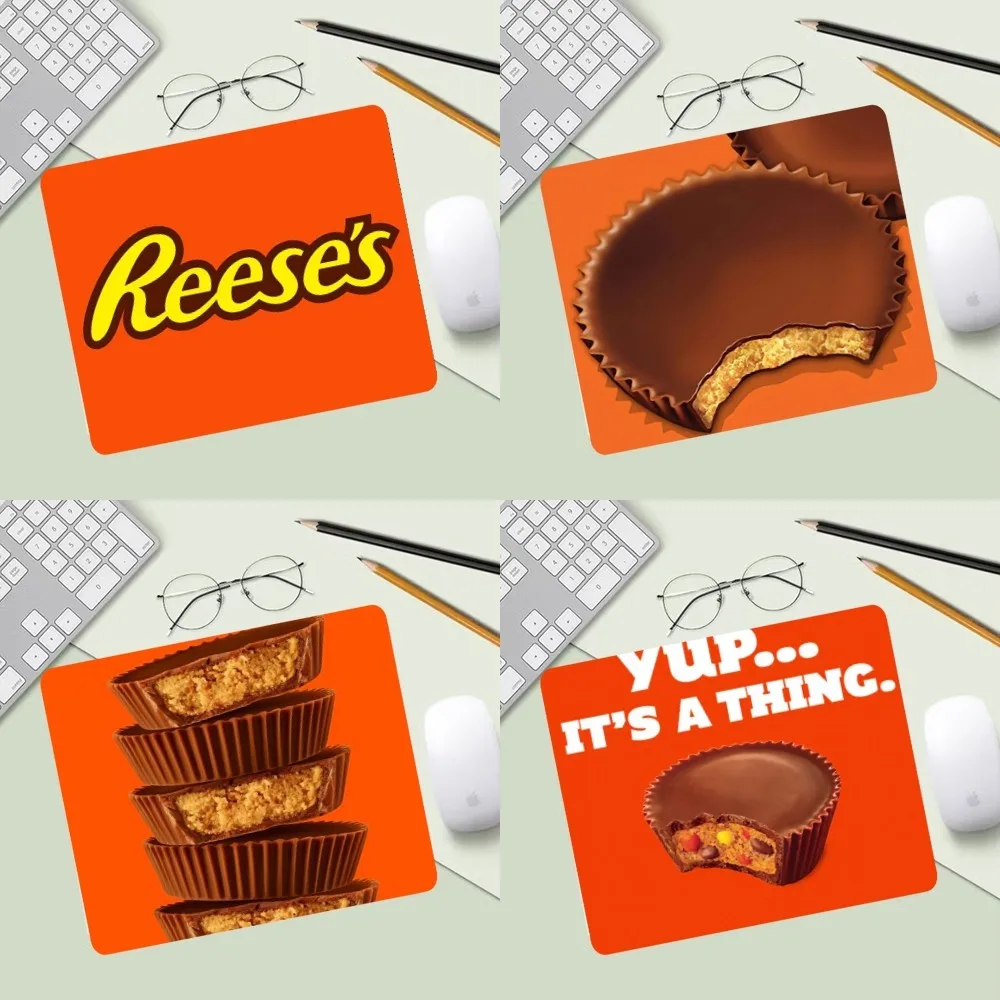 R-Reese's P-Pieces Mousepad Computer Desk Mat Table Keyboard Pad Laptop Cushion Non-slip Deskpad