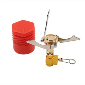 야외 가스 스토브 캠핑 화구, 휴대용 미니 스토브, 서바이벌 퍼니스 포켓, 피크닉 가스 쿠커 박스 포장 