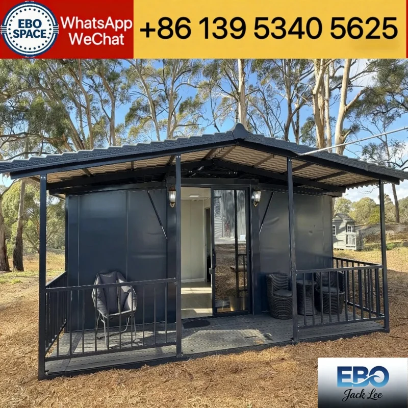 Foldable Container Tiny Cabin 20ft 30ft 40ft Prefab Modular Expandable Waterproof House