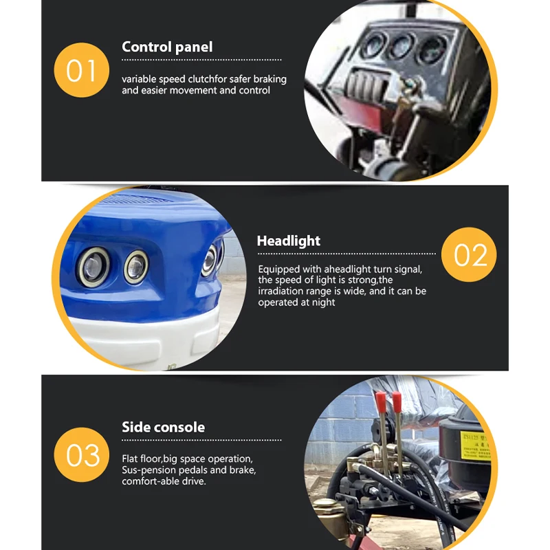 China multifunktion ale Dieselmotor Rotation Pinne Landwirtschaft Mini Crawler Grubber