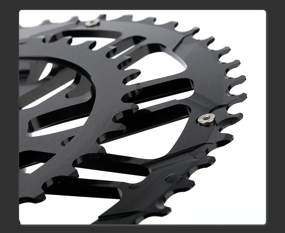 RIRO Carbon Fiber Kurbel Rennrad 11/12 Geschwindigkeit 50-34/53-39T Direct Mount Fahrrad Ultraleichte Kurbelgarnitur 170mm 46/48/50/52T Kettenblatt – Detail 10