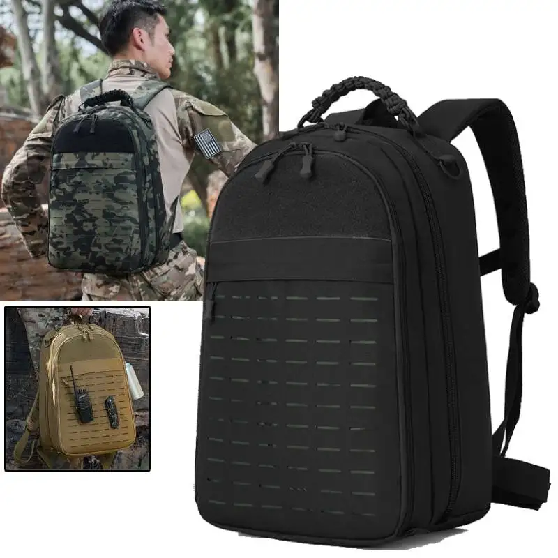 

Men's Tactical Hiking Backpack Molle Climbing Rucksack Outdoor Trekking Camping Cycling Bag Equipment Storage Luggage Knapsack