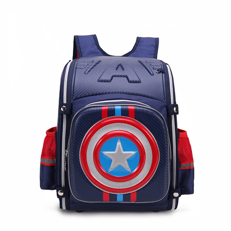 Mala escolar Disney grande capacidade para meninos, mochila ortopédica no ombro, homem-aranha de 1-5 graus, estudante do ensino fundamental e médio, 2022