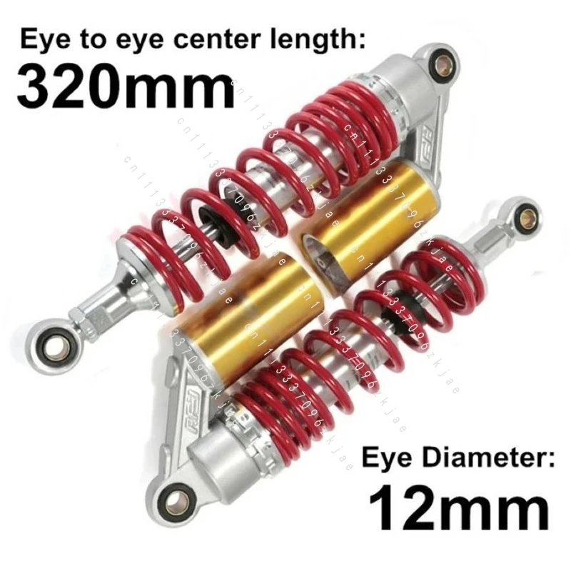 For RFY Shock Absorber Size 320mm Motorcycle Buffer Modified CB400nitrogen Bag Shock Absorber Hydraulic Adjustableshock Absorber