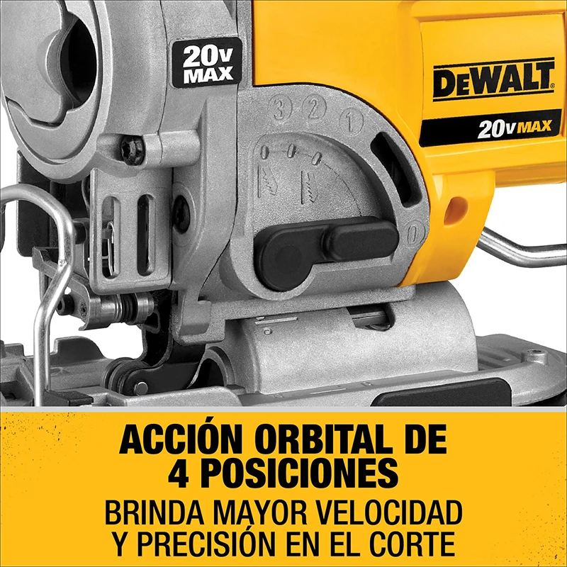 DEWALT DCS331 18V/20V MAX Jig Saw Rechargeable Wood Electric Scroll Saws 3000SPM Linear Curve Cutting Saws Tool Only