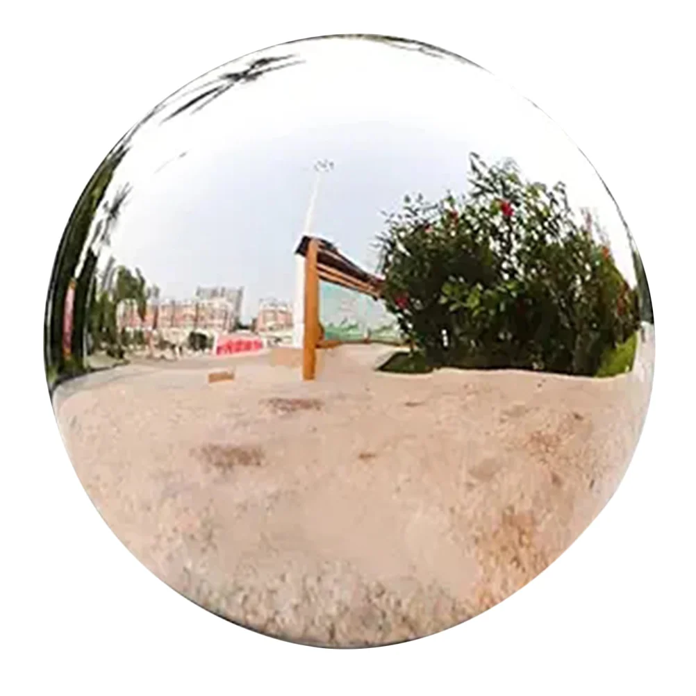 

Decor Garden Ball Gold Decorative Metal Mirror Stainless Steel Silver Gazing Globe