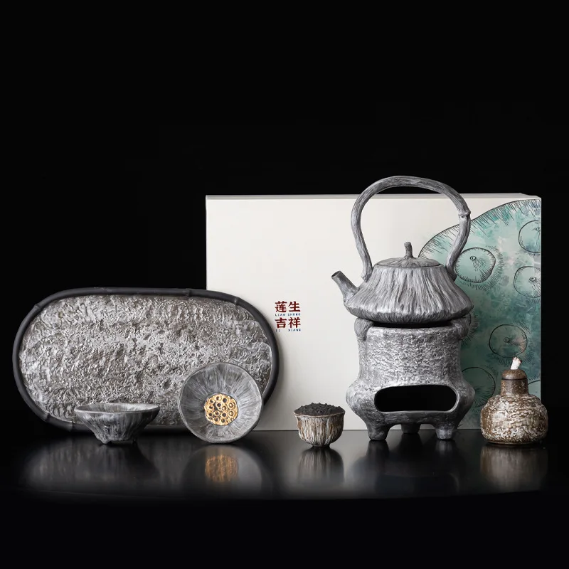 

China Chic Creative Vintage Tea Set Kung Fu Tea Set Premium Business Gift Box