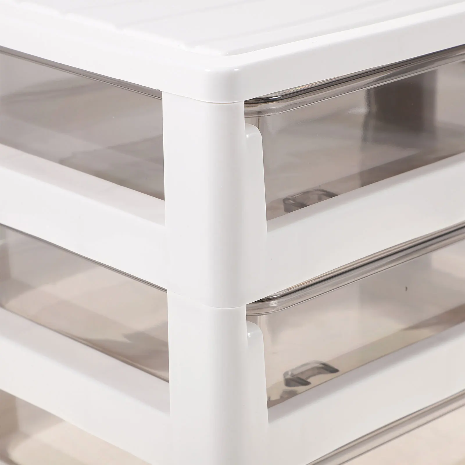 

1pcs Drawers 3-Tier Makeup Organizer Desktop Stationery Box Toiletries Drawer Type Storage Box Container