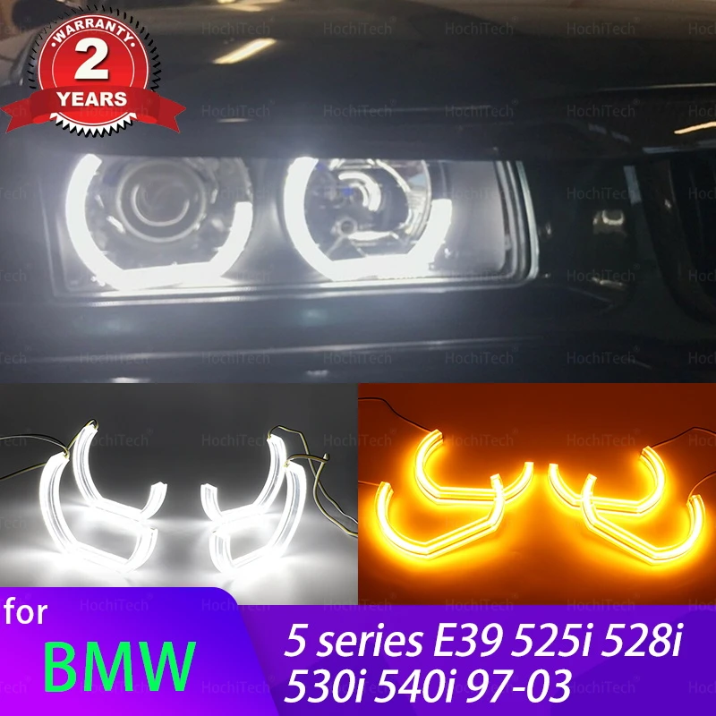 

Switchback DTM Style Light LED Angel Eye Halo Dual Color for BMW 5 series E39 525i 528i 530i 540i 1997-2003